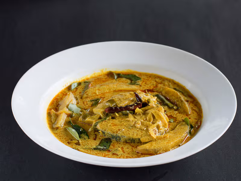 Special fish mango curry at Nalla Bhoomi
